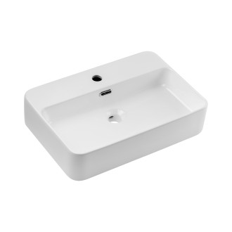 Comad TRUST 2 WHITE MATT umyvadlo na desku 55x38cm