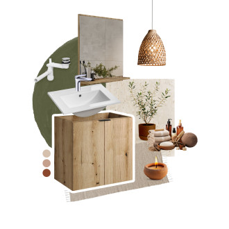 Comad NOVA OAK A 82-80-2S Koupelnová skříňka, šuplíky 80cm
