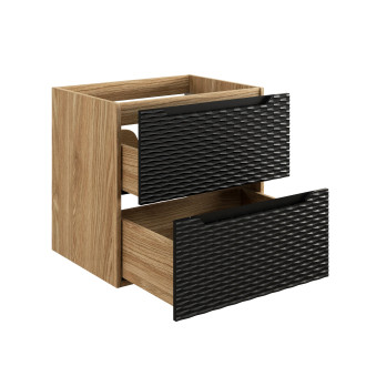Comad OCEAN BLACK 82-60-2S Koupelnová skříňka šuplíky 60cm