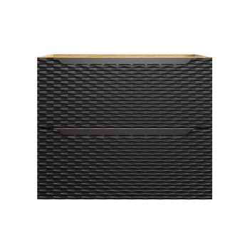 Comad OCEAN BLACK 82-70-2S Koupelnová skříňka, šuplíky 70cm