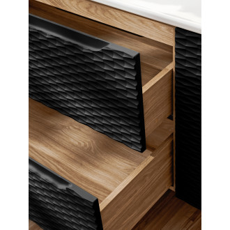 Comad OCEAN BLACK 82-80-2S Koupelnová skříňka, šuplíky 80cm