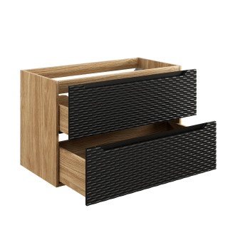 Comad OCEAN BLACK 82-90-2S Koupelnová skříňka, šuplíky 90cm