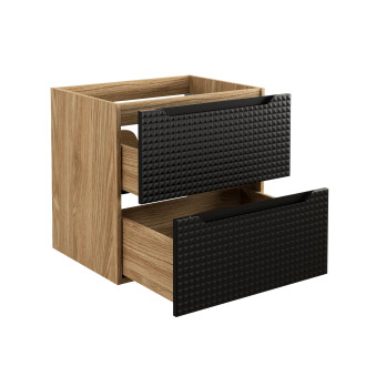 Comad LUXOR BLACK 82-60-2S Koupelnová skříňka, šuplíky 60cm