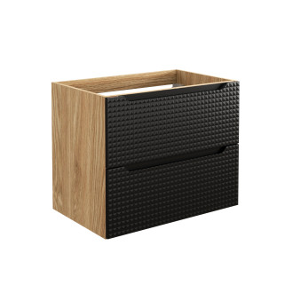 Comad LUXOR BLACK 82-70-2S Koupelnová skříňka, šuplíky 70cm