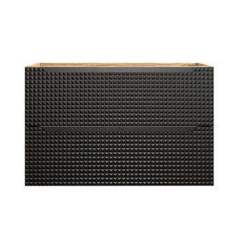Comad LUXOR BLACK 82-90-2S Koupelnová skříňka, šuplíky 90cm