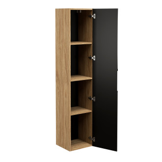 Comad LUXOR BLACK 80-01-1D vysoká skříňka