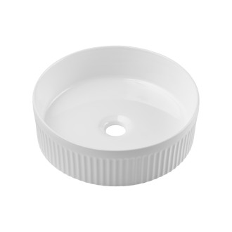 Comad BEYOND 2 WHITE umyvadlo na desku 36x36cm, bílá