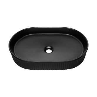 Comad BEYOND 3 BLACK umyvadlo na desku 56x36cm, černá matná