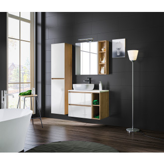 COMAD MONAKO OAK WHITE 820 Skříňka pod umyvadlo 60cm
