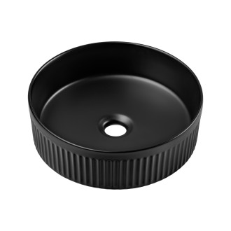 Comad BEYOND 2 BLACK umyvadlo na desku 36x36cm, matná černá