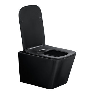 Comad WALL HUNG TOILET WC mísa, černá