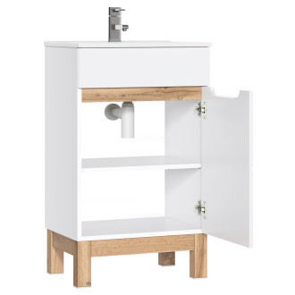 Comad BALI WHITE 824 -50 CM FSC skříňka pod umyvadlo 50cm, bílá