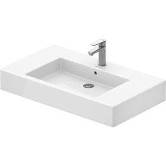 Duravit Umyvadlo 850x490 mm, s přepadem, bez otvoru pro baterii, bílá 0329850060