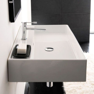 Umyvadlo Duravit Vero 80x47 cm otvor pro baterii, s přetokem 0454800000