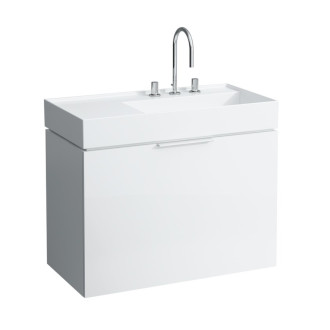 Umyvadlo Laufen Kartell By Laufen 90x46 cm otvor pro baterii, bez přepadu H8103390001111