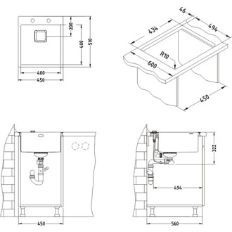 Dřez Alveus Stylux 10 nerez 1084278