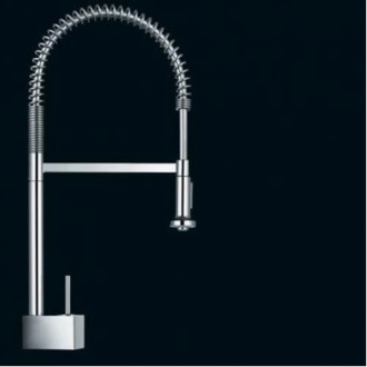 Dřezová baterie Hansgrohe Axor Starck s vytahovací sprškou, 2 proudy chrom 10820000