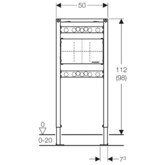 Modul do lehké stěny k vaně/sprše Geberit Duofix 111.780.00.1
