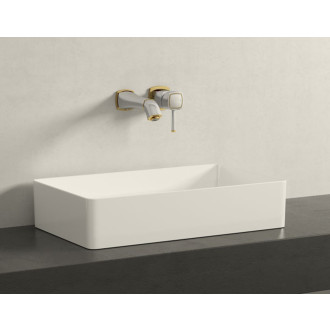 Umyvadlo na desku Laufen Living Square 60x34 cm bez otvoru pro baterii, bez přepadu H8114340001121