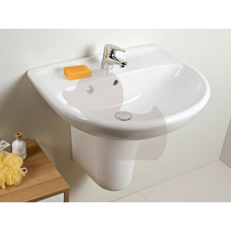 Umyvadlo Jika Lyra Plus 65x52 cm otvor pro baterii uprostřed H8143840001041