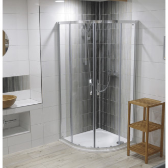 Sprchový kout čtvrtkruh 90x90 cm Huppe Next 140604.069.322
