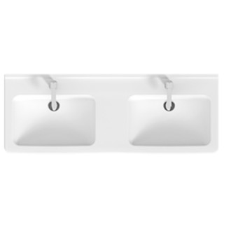 Dvojumyvadlo Jika Cubito 130x48,5 cm dva otvory pro baterii H8144200001041