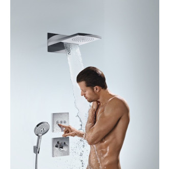Ventil pod omítku pro 3 spotřebiče Hansgrohe Shower Select  chrom 15764000