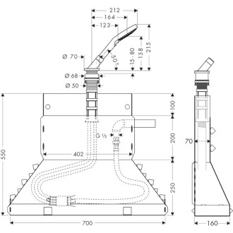 Ostatní armatury Hansgrohe Secuflex 19418000