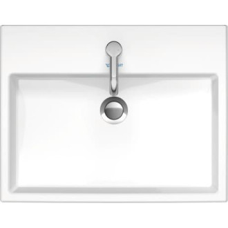 Umyvadlo na desku Duravit Vero Air 60x47 cm otvor pro baterii uprostřed 2352600000