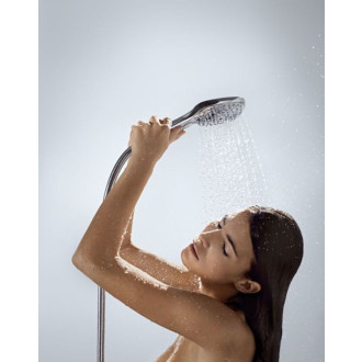 Sprchová hlavice Hansgrohe Raindance Select E bílá/chrom 26520400