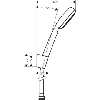 Vanový set Hansgrohe Crometta bílá/chrom 26664400