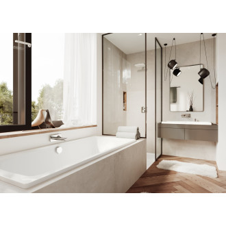 Obdélníková vana Kaldewei Puro Duo 180x80 cm smaltovaná ocel levá i pravá 266400013001
