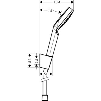 Vanový set Hansgrohe Crometta bílá/chrom 26690400