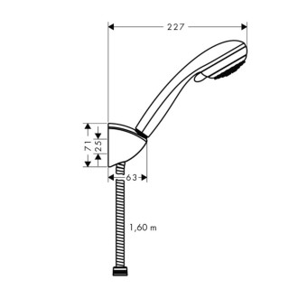 Vanový set Hansgrohe Crometta 85 chrom 27559000