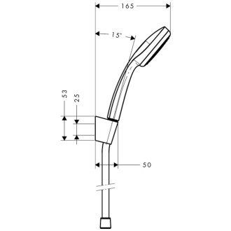 Vanový set Hansgrohe Croma 100 chrom 27574000
