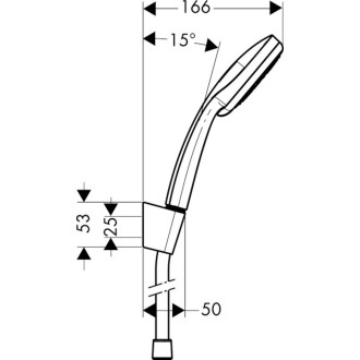 Vanový set Hansgrohe Croma 100 chrom 27593000