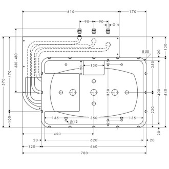 Podomítkové těleso Hansgrohe Raindance 28414180