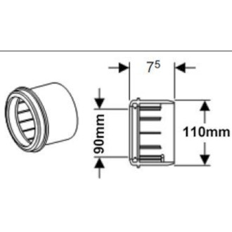 Geberit redukce 90/110mm 367.928.16.1