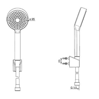 Vanový set Hansa Basicjet chrom 44680113