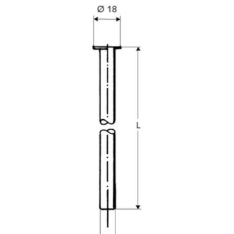Schell Měděná trubka průměr 10mm, chrom 497100699