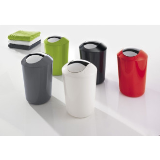 Odpadkový koš volně stojící Kleine Wolke Glossy 5 l bílá 5063115858