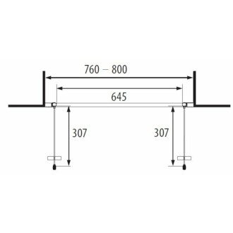 Sprchové dveře 80 cm Jika Lyra Plus H2563810006651