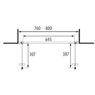 Sprchové dveře 80 cm Jika Lyra Plus H2563810006681