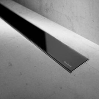 TECEdrainline skleněný kryt, černý 100cm 601092