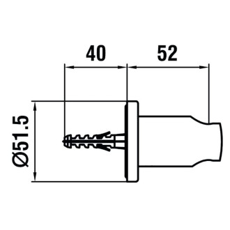 Držák sprchy Laufen chrom H3699800042011