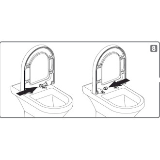 WC prkénko Vitra duroplast bílá 72-003-301