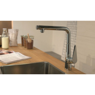 Dřezová baterie Hansgrohe Talis Select M51 s otočným raménkem chrom 72820000