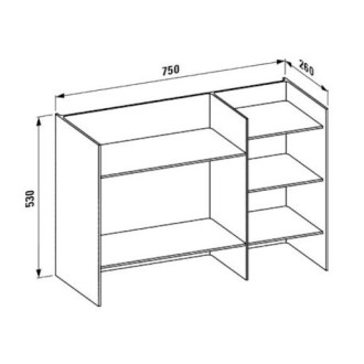 Regál Laufen Kartell By Laufen transparent H3893310840001