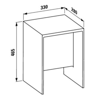 Stolička Laufen Kartell By Laufen transparent H3893300840001
