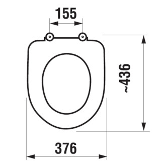 WC prkénko bez poklopu Jika Deep duroplast bílá H8932823000631